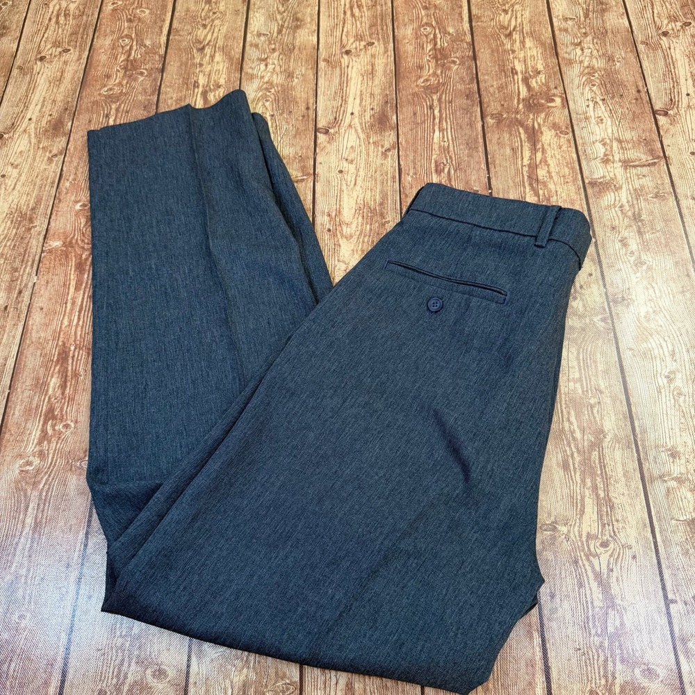 Levis Action Slacks Dress Pants Mens 34x32 Blue Permanent Crease Vintage